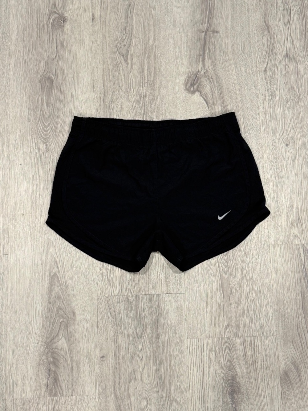Nike Dry Fit Tempo Women's Workout Shorts - Black, Size Small.